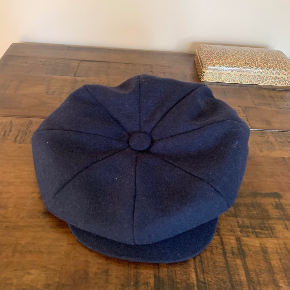 Navy Blue New York Hat Co Newsboy Cap